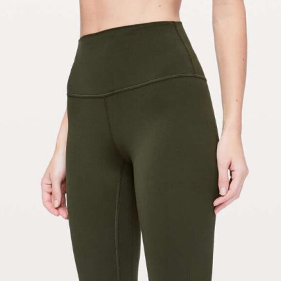 Lululemon Align Pant *cut to short length* Dark Olive - Picture 6 of 6
